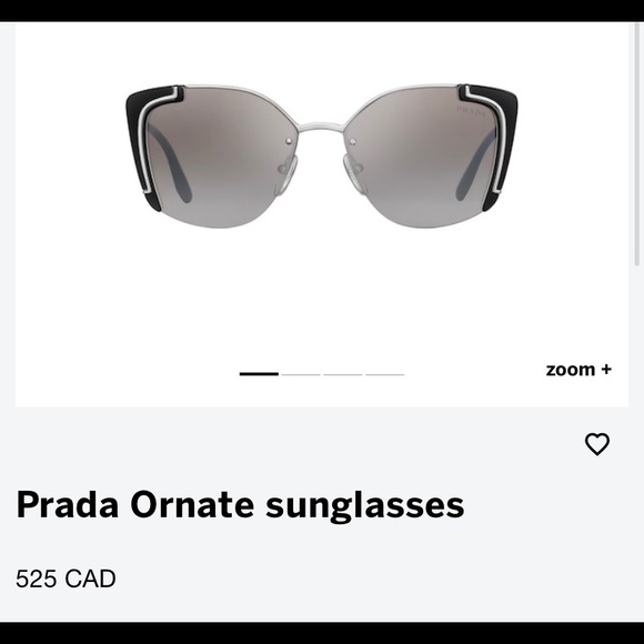 Prada Ornate Sunglasses - Picture 3 of 3